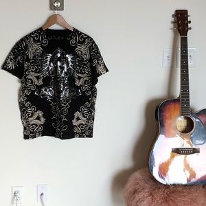 Konflic Sample T-shirt Black 100% cotton